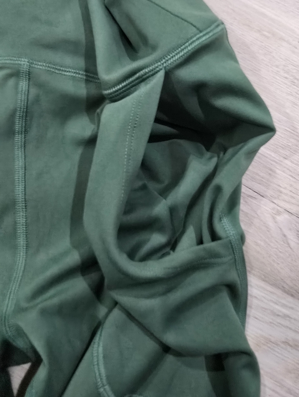Mono B Venice Bubble Hem Leggings Green Size L - Picture 4 of 7